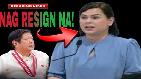 Vp Sara Duterte Nag Resign Bilang Secretary Ng Department Of Education