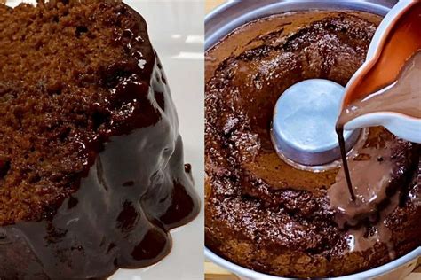 Bolo de chocolate batido à mão calda perfeito para servir no lanche