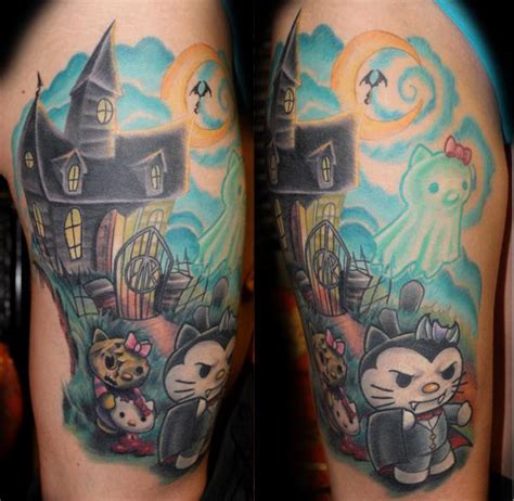 Haunted Hello Kitty by Jeremiah McCabe: TattooNOW