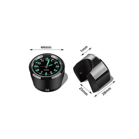 Horloge Tanche Guidon Moto Montre Heure Scooter Mobylette