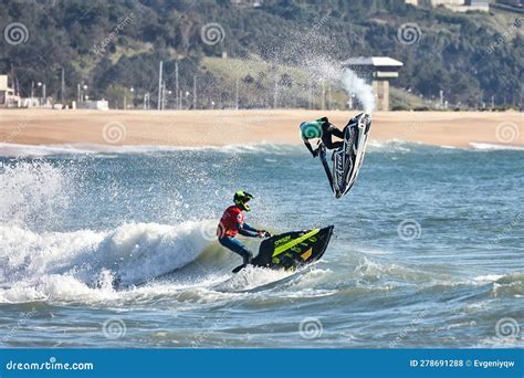 Professional Jet Ski Riders Compete at the IFWA World Tour Jet Ski ...