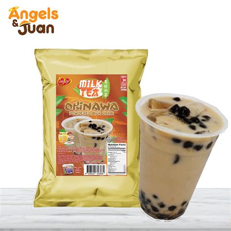 InJoy Okinawa Powdered Milk Tea Drink 500g Shopee Philippines