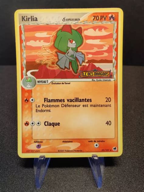 Carte Pok Mon Kirlia Esp Ces Delta Ex Le Des Dragons Fr Eur