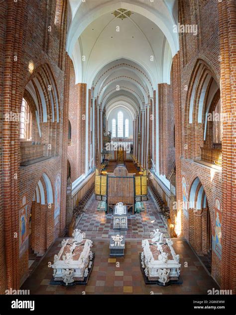 Roskilde Cathedral Interior - Roskilde, Denmark Stock Photo - Alamy