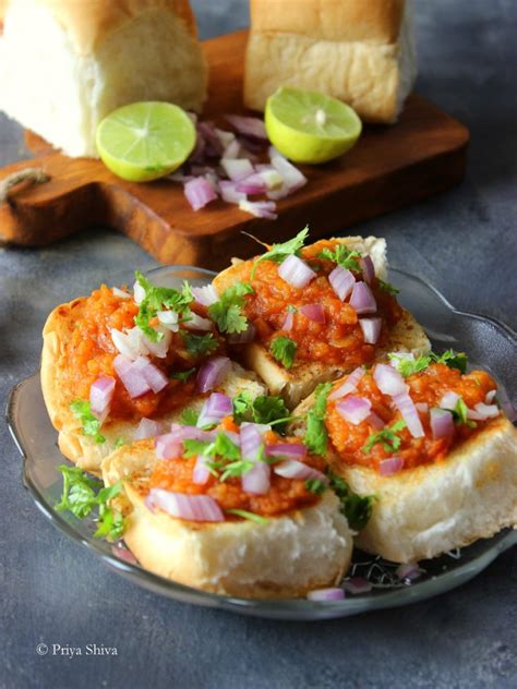 Mumbai Style Masala Pav Recipe Priya Kitchenette