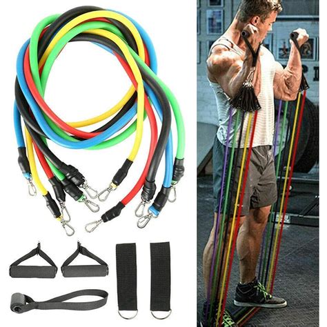 Pcsset Pilates Home Pull Rope Fitness Latex Tube Resistance Bands