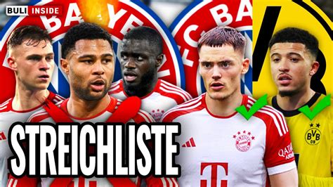 Bayern STREICHLISTE enthüllt WIRTZ HAMMER bestätigt BVB geht ALL IN