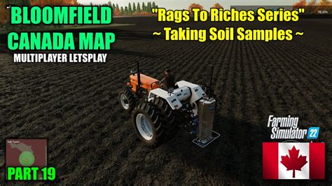 Part Bloomfield Canada Map Taking Soil Samples Farming Simulator