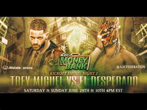 A2C MONEY IN THE BANK KICKOFF SHOW NIGHT 1 YouTube