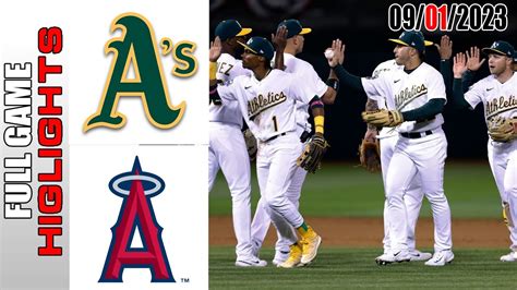 Oakland Athletics Vs Los Angeles Angels Full Highlights Today