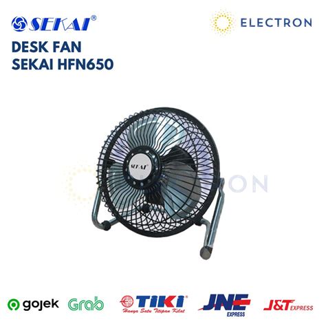 Jual Desk Fan 6 Inch Sekai HFN650 HFN 650 Kipas Angin Meja Besi Mini