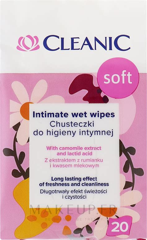 Cleanic Soft Intimate Wet Wipes Lingettes d hygiène intime 20 pcs