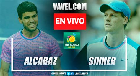 Resumen Y Puntos Del Alcaraz 2 1 Sinner En Indian Wells 17 Marzo 2024