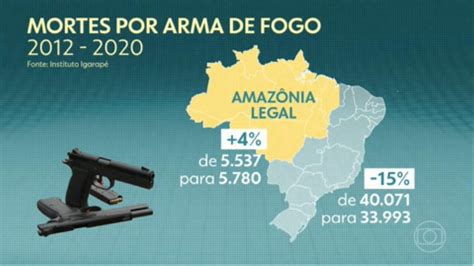 Em Anos Registros De Armas De Fogo Aumentaram Na Amaz Nia Legal