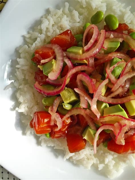 Salmon Rice Bowl With Avocado