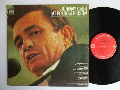 JOHNNY CASH At Folsom Prison LP COLUMBIA CS 9639 2 Eye Columbia