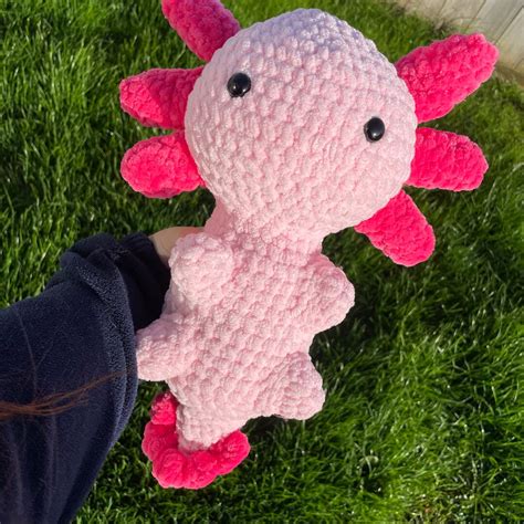 Large Axolotl Plush - Etsy