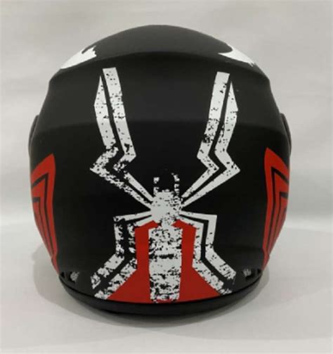 Jual Helm Evo Nuvo Sni Dewasa Motif Venom Merah Doff Di Seller Tann