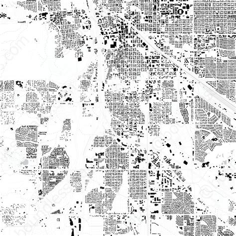 Tucson Figure Ground Vector Map Boundless Maps Figure Ground Map