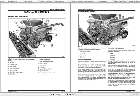 Challenger EU Rotary Combine Harvester 660B 670B Service Manual