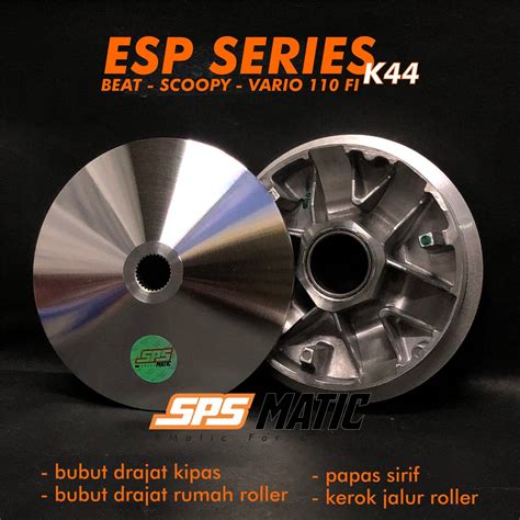 Jual Pulley Custom Beat Vario Scoopy K44 Racing Pulley Bubut Drajat