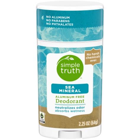 Simple Truth™ Sea Mineral Deodorant Stick, 2.25 oz - Fred Meyer