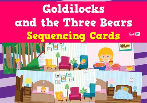 Goldilocks And The Three Bears Sequencing Cards Teacher Resources