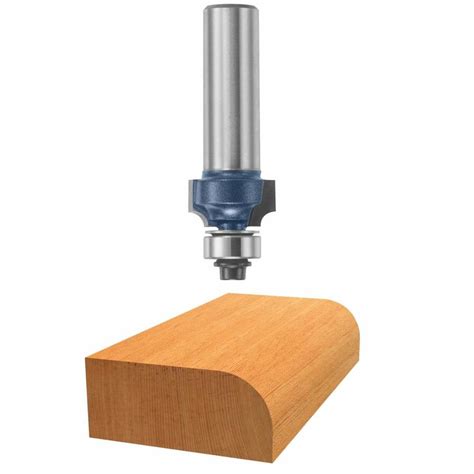 Bosch 1/8-in Carbide-Tipped Roundover Router Bit at Lowes.com