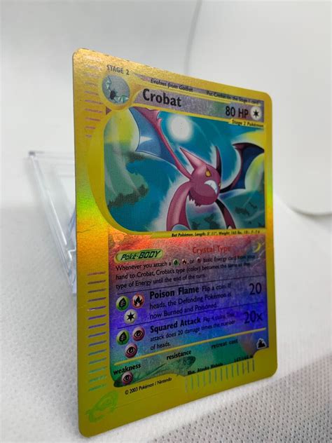 Crobat Skyridge Reverse Holo Secret Rare Pokemon Ebay