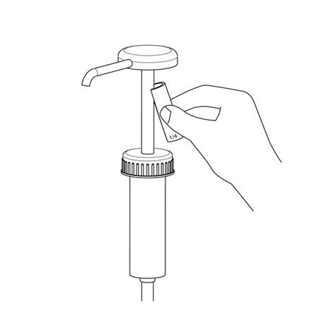 Winco Pump Dispenser W3 Capacity Restrictors For 1 Gal Jug Set