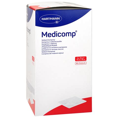 Medicomp Gaaskompres 10cm X 10cm 4 Laags Steriel 405 Medische