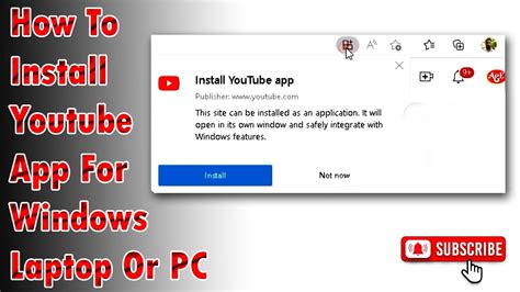 How To Install Youtube App For Windows Laptop Or PC YouTube