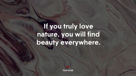 If You Truly Love Nature You Will Find Beauty Everywhere Vincent