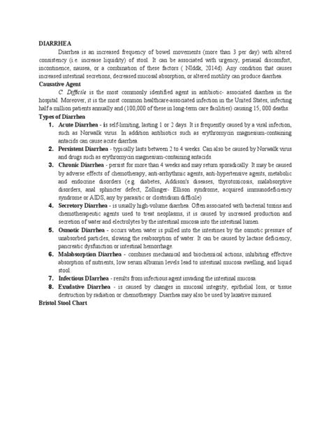 Diarrhea Pdf Diarrhea Human Feces