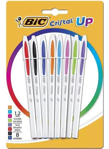 Bolígrafo Bic Cristal Up de punta media 8 colores MercadoLibre