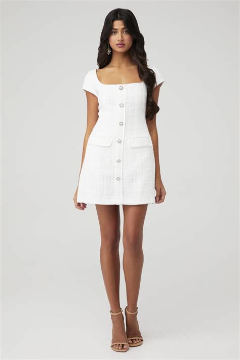 Sau Lee X Fashionpass Annabelle Dress In White Fashionpass