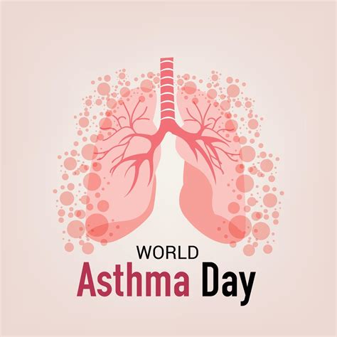 Vector Illustration Of A Background For World Asthma Day 2399133 Vector