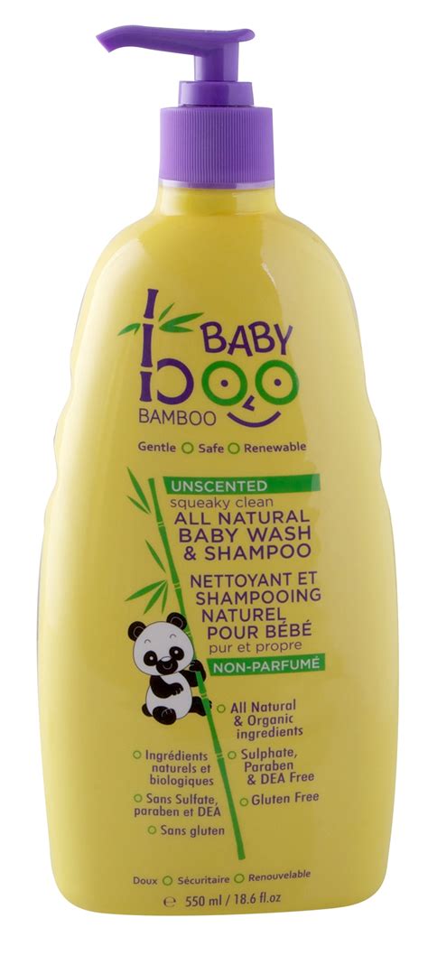 Boo Bamboo Natural Baby Shampoo Body Wash Unscented 550ml BuyWell