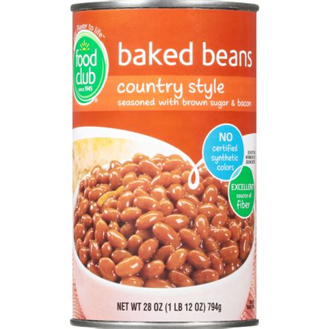 Baked Beans Food Club Brand