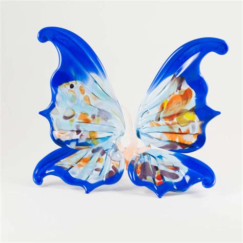 Glass Butterfly Hand Blown Collectible Figurine Art Glass Etsy