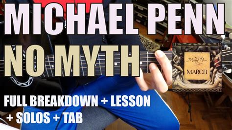 Michael Penn No Myth Guitar Tutorial Youtube