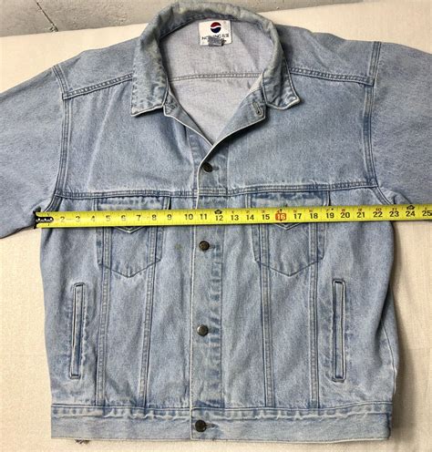 Pepsi Denim Jacket Vintage Trucker Light Wash Nothing Else Is A Pepsi