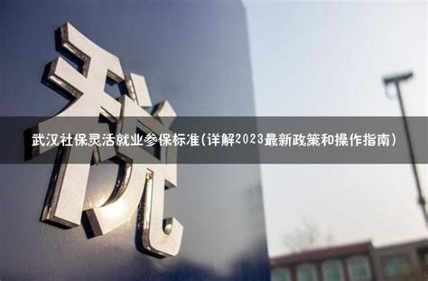 武汉社保灵活就业参保标准详解2023最新政策和操作指南 灵活用工代发工资平台