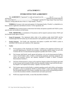 Fillable Online INTERCONNECTION FACILITIES STUDY AGREEMENT THIS