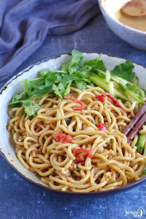 Chinese Sesame Noodles 麻酱面 Red House Spice