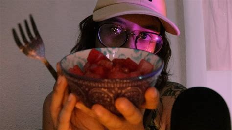 Asmr Comiendo Sandía Con Chile 🍉 Youtube