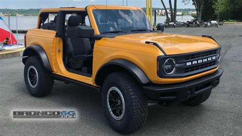 Base 2021 Ford Bronco With Sasquatch Package And Smaller Screen Found