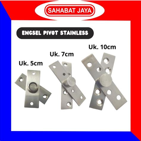 Jual Engsel Pivot Stainless Jendela Pintu Lemari Mebel Rumah Engsel