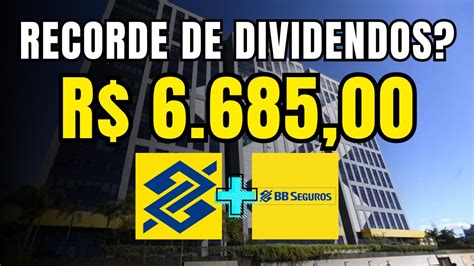 BBAS3 E BBSE3 RECORDE DE DIVIDENDOS PARA FEVEREIRO BANCO DO BRASIL E