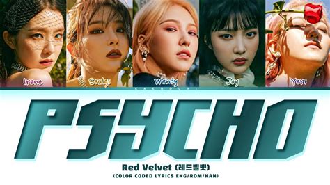 [collab W Heysofya17] Red Velvet Psycho Lyrics Color Coded Lyrics Youtube